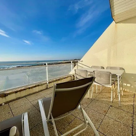 - Duplex Renove 2 Pieces Avec Terrasse, Parking Prive Et Wifi - Fr-1-478-268 Quiberon